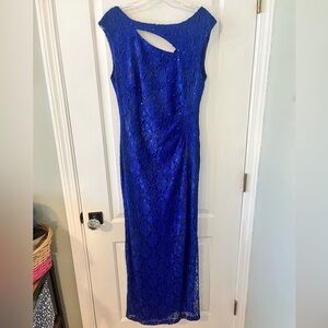 NWT Royal Blue Lace Maxi Dress💙